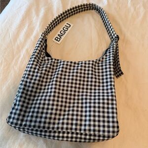 Baggu Gingham Nylon Shoulder Bag